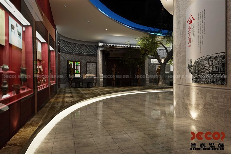 企業(yè)展廳設(shè)計(jì)中如何合理利用空間高度？