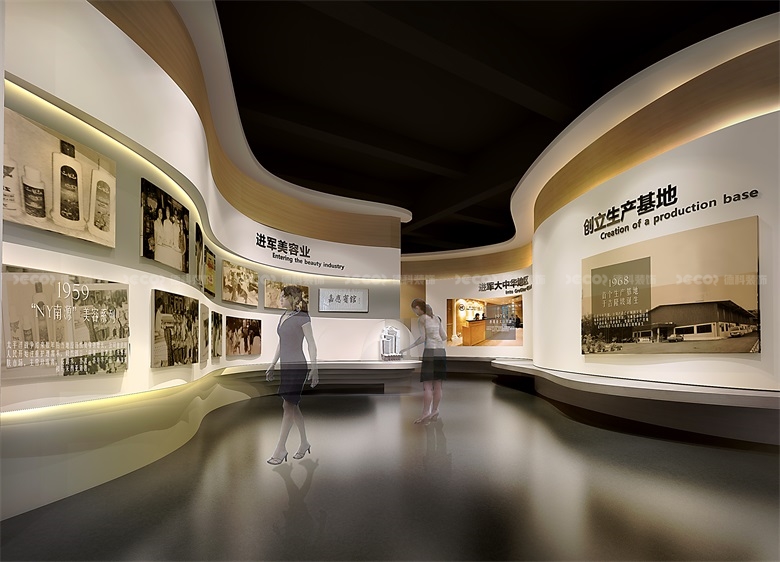 如何在企業(yè)傳統(tǒng)靜態(tài)展館裝修中展示企業(yè)的歷史？