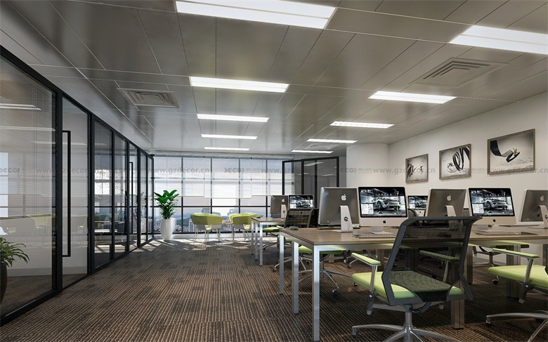 乙級寫字樓裝修如何利用走廊設置臨時工位？